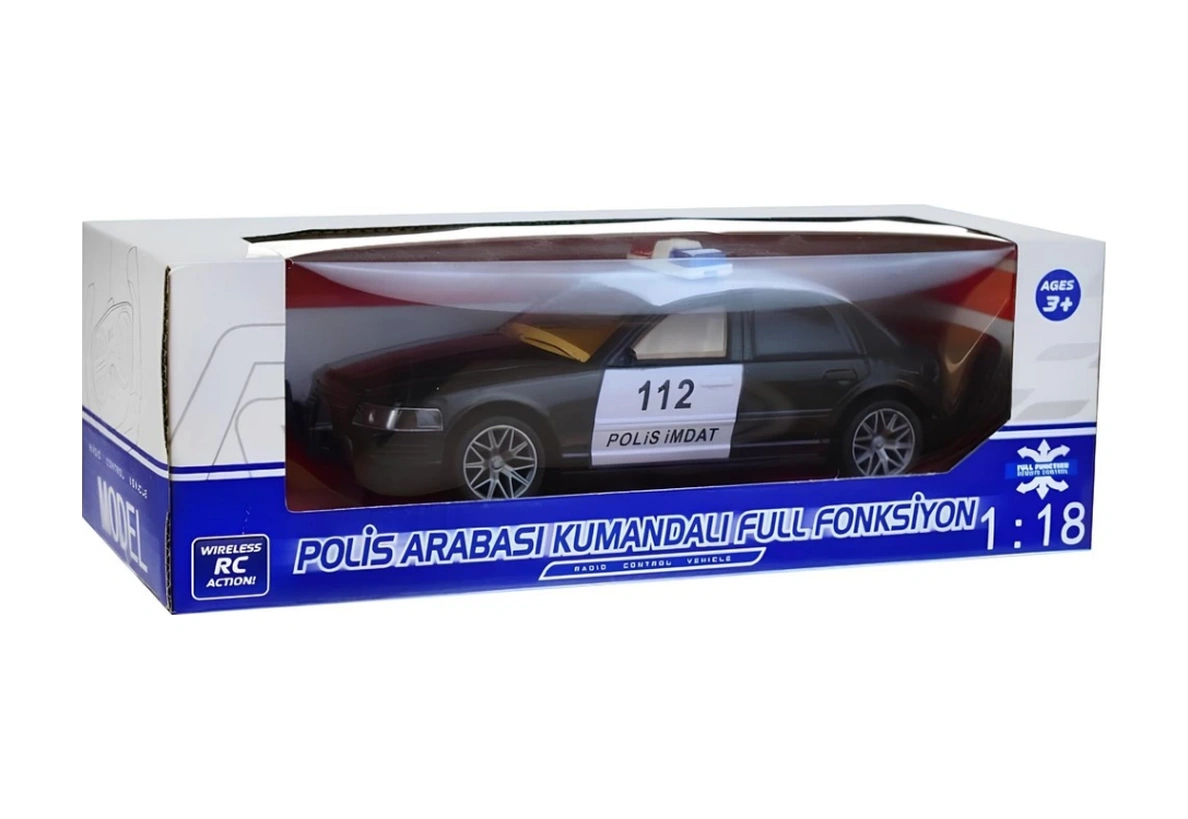 Uzaktan Kumandalı Pilli Aracı Siyah
