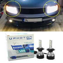 Vw Passat B5 Led Xenon Kısa Far Ampulü H7 Access Yeni Seri Beyaz 1997-2001
