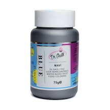 Su Bazlı Toz Gıda Boyası Mavi 75 Gr Profesyonel Yoğun Pigment Pastacılık Boyası