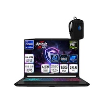 MSI Katana 15 HX B14WFK-450XTRRNP21 i9-14900HX 64 GB 512 GB SSD RTX5060 15.6" W11P Dizüstü Bilgisayar + Çanta