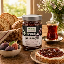 Organik Glutensiz Şekersiz İncir Reçeli 380 Gr.