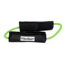 Theraband Tubing Loops With Padded Cuffs. Yeşil