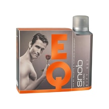 Snob EQ Erkek Parfüm EDT 100 ML + Deodorant 150 ML