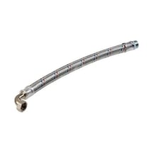 Bağlama Parçası Hidrofor Fleks Hortumu - Dirsekli - Galvaniz - Flex Hortum - 60 CM - 1"