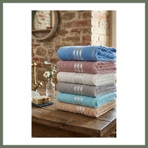 Bezos 12 Adet Karışık Kadife El Havlusu - 45 X 85 Cm Spa Ve Otel Havlusu Bezos1