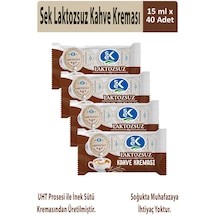 Sek Laktozsuz Kahve Kreması 4'lü 10 x 15 ML