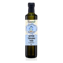 Tazemiz Soğuk Sıkım Keten Tohumu Yağı 500 ML