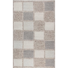 Eko Halı Jade Marjory Natural Naturel Kazak Örgü Desenli El Dokuma Örgü Halı - 130X190