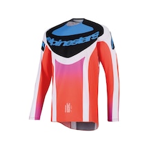 Alpinestars Techstar Knif Off-road Motosiklet Jerseyi Gri Siyah Oranj