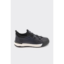 Derinet Hakiki Deri Lastik Bağcıklı Erkek Sneaker Laci Laci