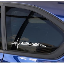Modifiye Escape Yan Cam Sticker Oto Kapı Çıkartma 20Cmx7Cm Modifiye Escape Yan Cam Sticker Oto Kapı Çıkartma 20Cmx7Cm