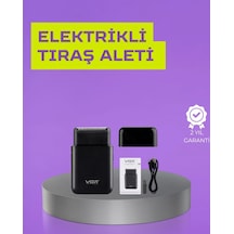 Ceylan Adam Kart Tasarımlı Şarjlı Tıraş Makinesi 2 Başlıklı Hassas Kesim