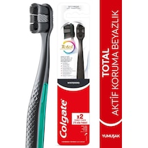 Colgate Total Whitening 1+1 Yumuşak Diş Fırçası Siyah