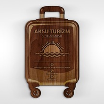Kişiye Özel Mesleki Turizm & Seyahat Ahşap Kartvizit (Model 2-3)