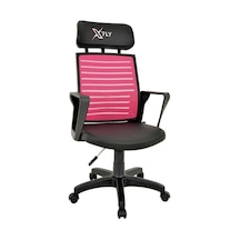 Xfly Plastik Ayaklı Oyuncu Koltuğu-Pembe File-2390C0548