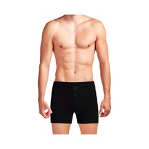 The Don Organik Pamuk Erkek Boxer Siyah Renk