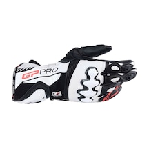 Alpinestars Gp Pro R4 Korumalı Motosiklet Eldiveni Siyah Beyaz