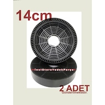 Ad 6001 X Ankastre Davlumbaz Aspiratör İçin Karbon Filtre 14cm 2 Adet V47006099