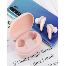 Tws Kablosuz Gürültü Spor Çift Kulaklık - Pembe - Çok Renkli