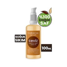 Caracal Ceviz Yağı 100ml %100 Saf Soğuk Sıkım Doğal Ve Katkısız Cold Press Juglans Regia Seed Oil 100 ML