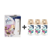 Glade Otomatik Sprey Sistem + Yedek Lavanta Ferahlığı + Tropikal Floral 4 x 269 ML