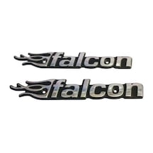 Falcon Benzin Depo Arması Takım Falcon Metal, Depo Yazısı Sağ Ve Sol