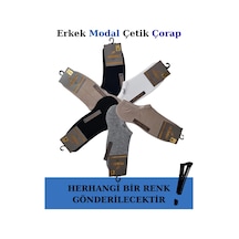 Alfa Aksesuar 03 Mısırlı 61357 Erkek Modal Çetik Çorap ÇoK Renkli