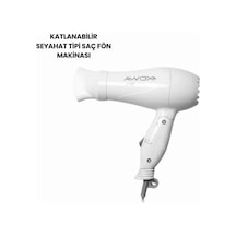 Hubrendy Tekno Awox Mini Fön Beyaz