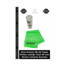 Özel Üretim Pb-40 Tüpte Plates Lastiği Yeşil 40 Mm Direnç Çalışma Esneme