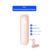 Jisulife Handheld Fan Life8 Plus 4500mah Pink