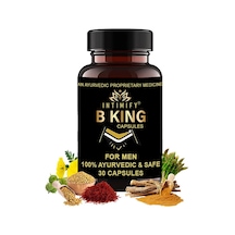 B King Erkek Destekleyici Shilajit Shatavari Gokshura Safed Musli Shudha 30lu Kapsüller