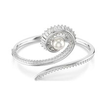 5720863 Swarovski Bilezik Ss25 Capsule:bangle Whıte/rhs M Metalik