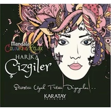 4E Boyama Kitabı Harika Çizgiler Mandala  Karatay