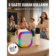 Hepsi Taşınabilir Karaoke Mikrofon Seti Bluetooth Hoparlörlü Yeni Nesil Najmaddin