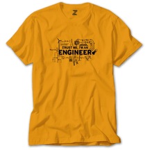 Mühendis Trust Me Sarı Tişört-Sarı