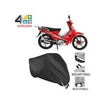 Mondial 100 Ukh Motosiklet Branda ( Kilit Uyumlu - Siyah