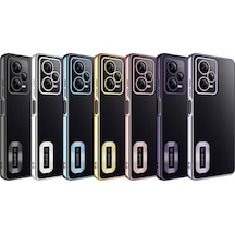 Noktaks - Xiaomi Uyumlu Xiaomi Redmi Note 12 Pro 5g - Kılıf Kamera Korumalı Tatlı Sert Omega Kapak - Lila