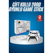 Mey İthalat 2.4 Ghz Oyun Konsolu Çift Konsol 4k Ultra Hd Game Stick