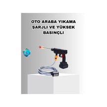 21v Akülü Basınçlı Yı. Makinesi Çift Akülü Ve Hızlı Şarj Özellikli