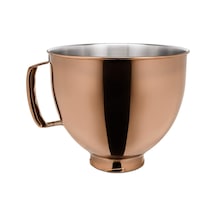 Kitchenaid 4,8 L Stand Mikser İçin Paslanmaz Çelik Kase Parlak Bakır-bdr