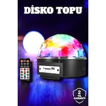 Bluetooth Ve Uzaktan Kumandalı Çok Renkli Masaüstü Disko Topu