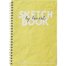 Fanart Academy Sketch Book 120 Gr Spiralli 50 Yp A5 Sarı 8674