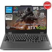 Lenovo LOQ 15IAX9 83GS00L8TRAT59 i5-12600HX 24 GB 2 TB SSD RTX4050 15.6" W11H Dizüstü Bilgisayar