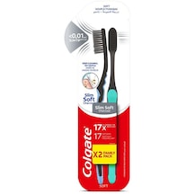 Colgate Slim Soft Charcoal Derin ve Hassas Temizlik Diş Fırçası 2'li