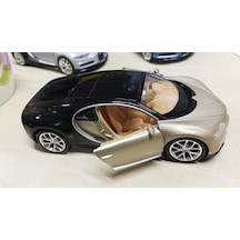 Oyuncak Metal Model Araba 1/36 Çek Bırak Bugatti Chiron Gold