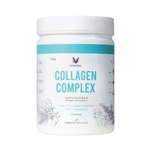 Collagen,%100 Saf Doğal Tip I-ııı Çift Hidrolize Kolajen Peptitleri + Trans Resveratrol, Toz Form, 30 Ölçek, Aromasız, Sığır Kolajen