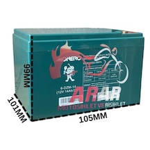 6-dzm-14 / 12v-14ah Elektrikli Bisiklet Yatık Akü-arr60074