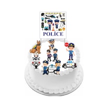 Polis Pasta Kürdanı Set Kuşe Kağıda Baskı Görseldeki Gibi Gelecektir