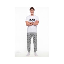 Penti Erkek Renkli Lic-Batman Pijama Takımı
