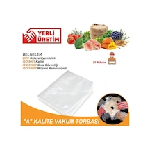 Tırtıklı Vakum Poşeti 50 Adet 20 x 25 CM